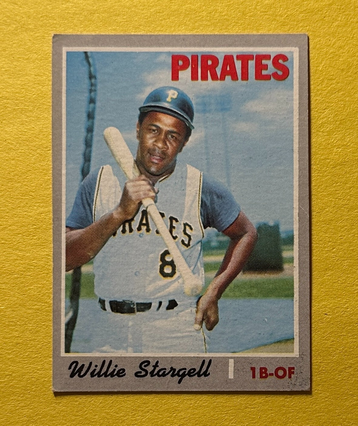 1970 TOPPS WILLIE STARGELL #470 PIRATES