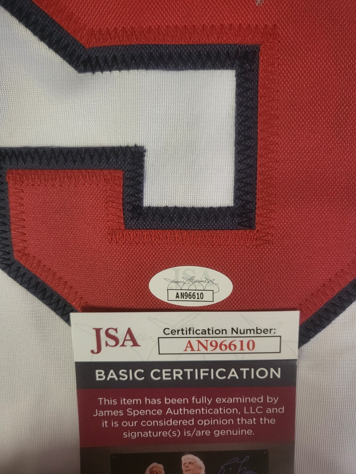 BOB HORNER #5 ATLANTA BRAVES 78 NL ROY AUTO SIGNED WHT RED CUSTOM JERSEY XL JSA