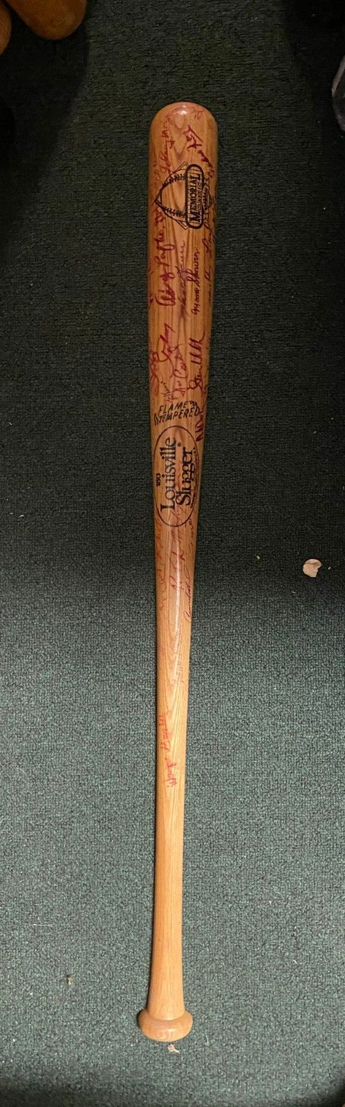 MLB GREATS MULTI SIGNED AUTOGRAPH LV SLUGGER MEMORIAL CLASSICS SPLIT BAT COA *