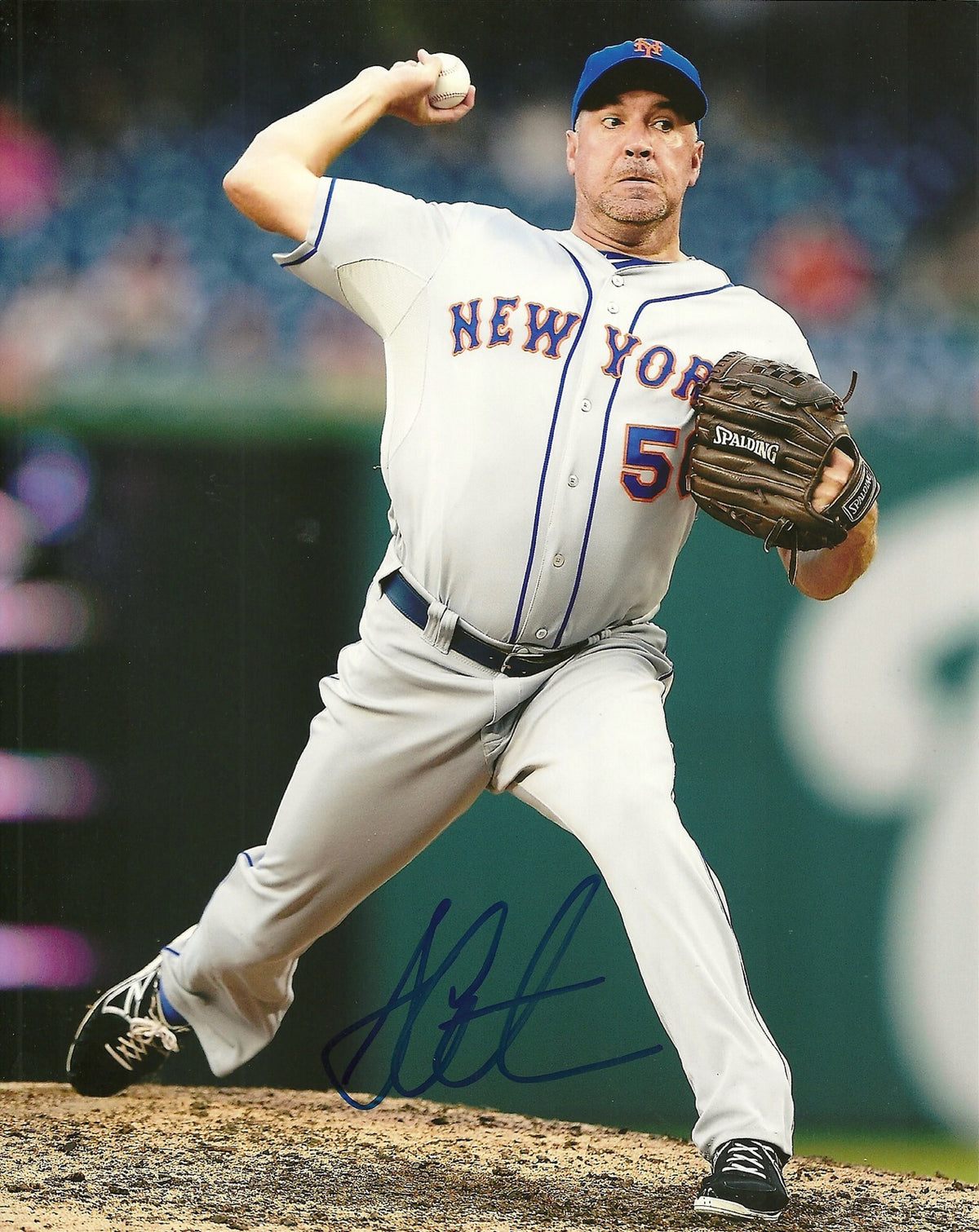 SCOTT ATCHISON NEW YORK METS SIGNED AUTOGRAPHED 8x10 PHOTO W/COA