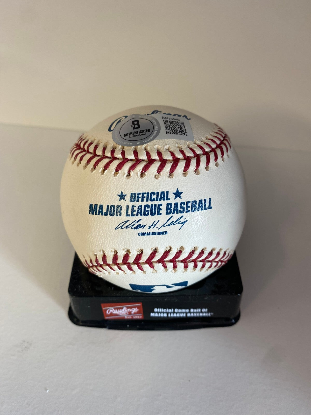MICHAEL CUDDYER MINNESOTA TWINS SIGNED AUTOGRAPHED M.L. BASEBALL BECKETT