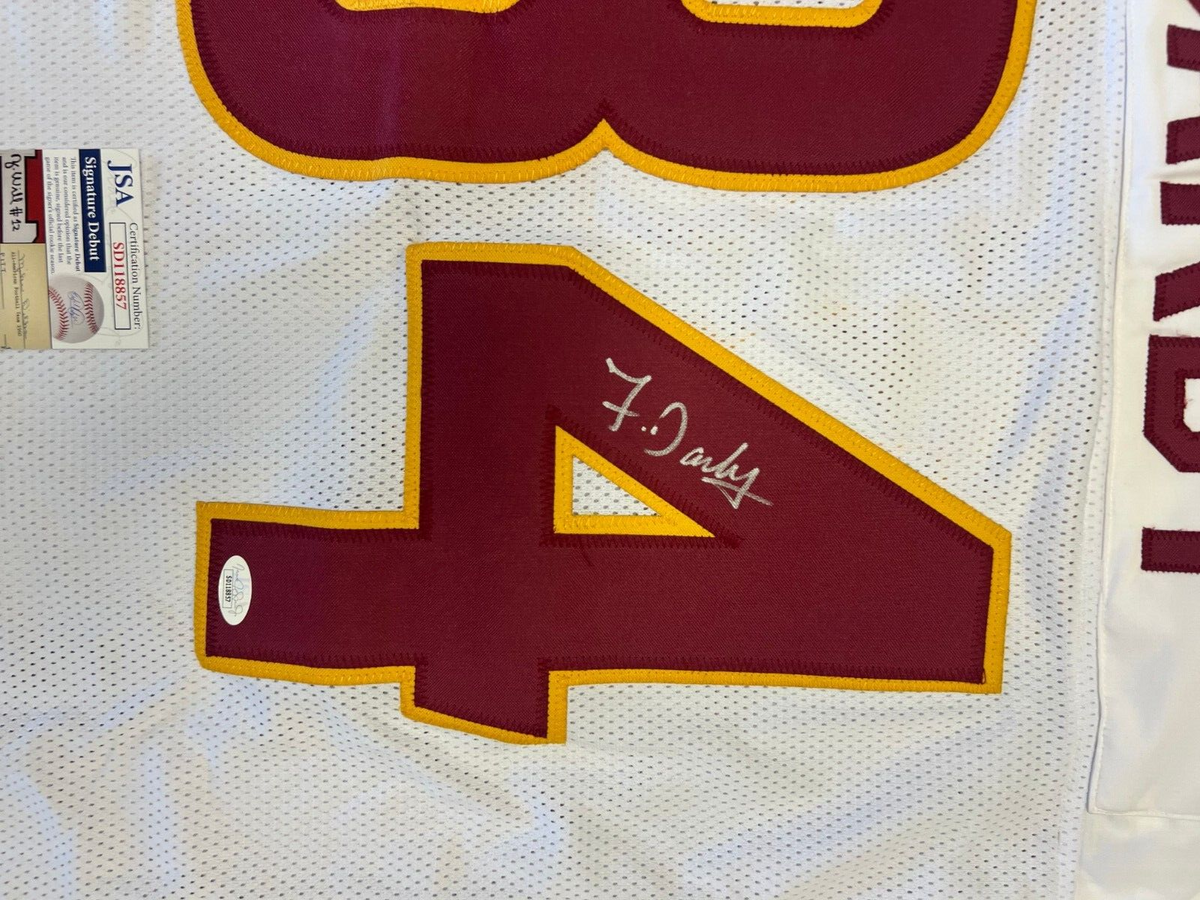 RONALD DARBY #84 WASHINGTON COMMANDERS SIGNED AUTOGRAPH CUSTOM JERSEY SZ XL JSA