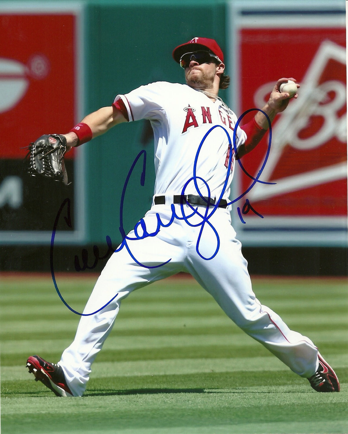 COLIN COWGILL ANAHEIM ANGELS SIGNED AUTOGRAPHED 8x10 PHOTO W/COA