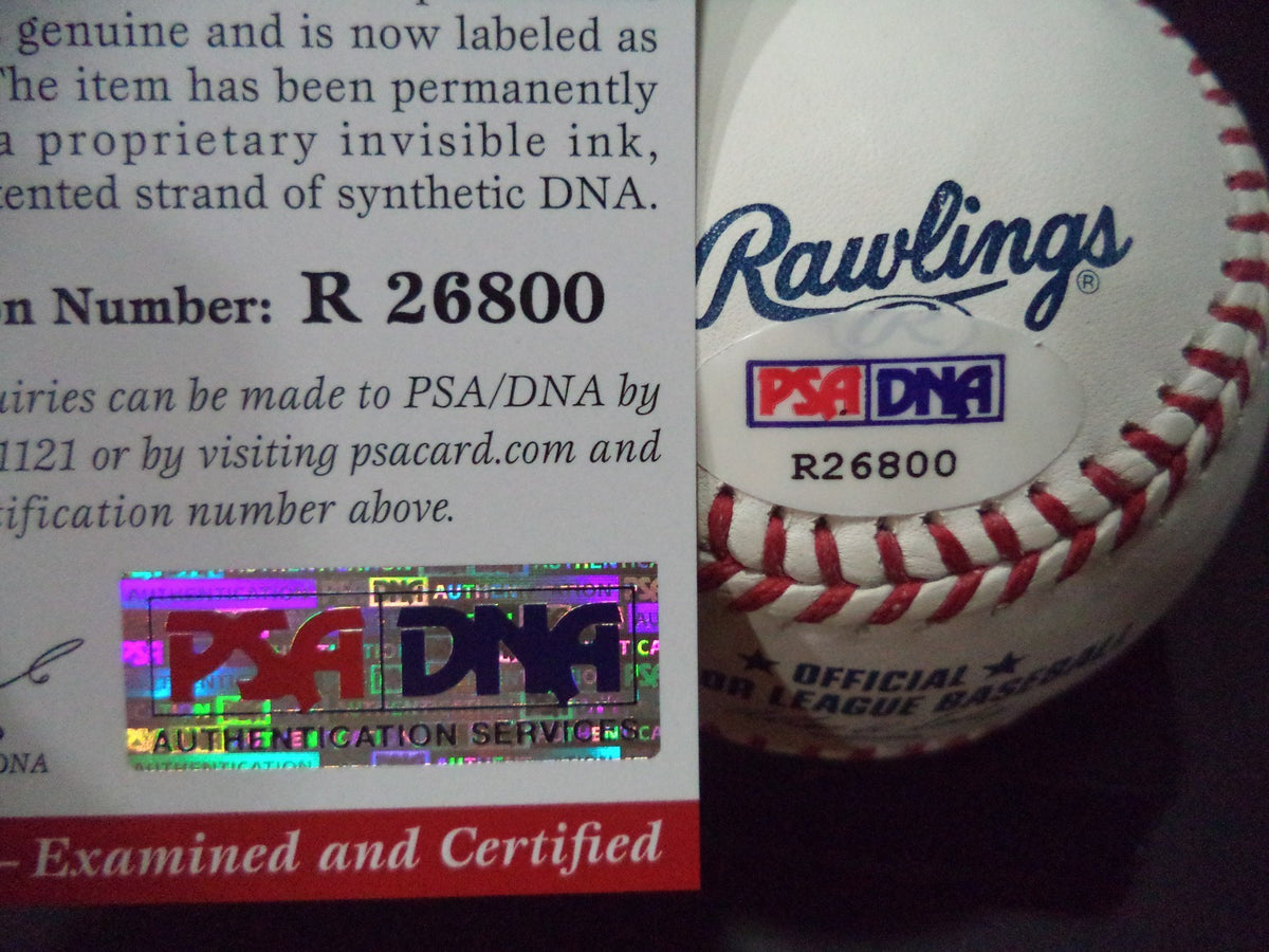 ERIC JAGIELO NY YANKEES SIGNED ROMLB BASEBALL "ROOKIE GRAPH"  PSA/DNA COA R26800