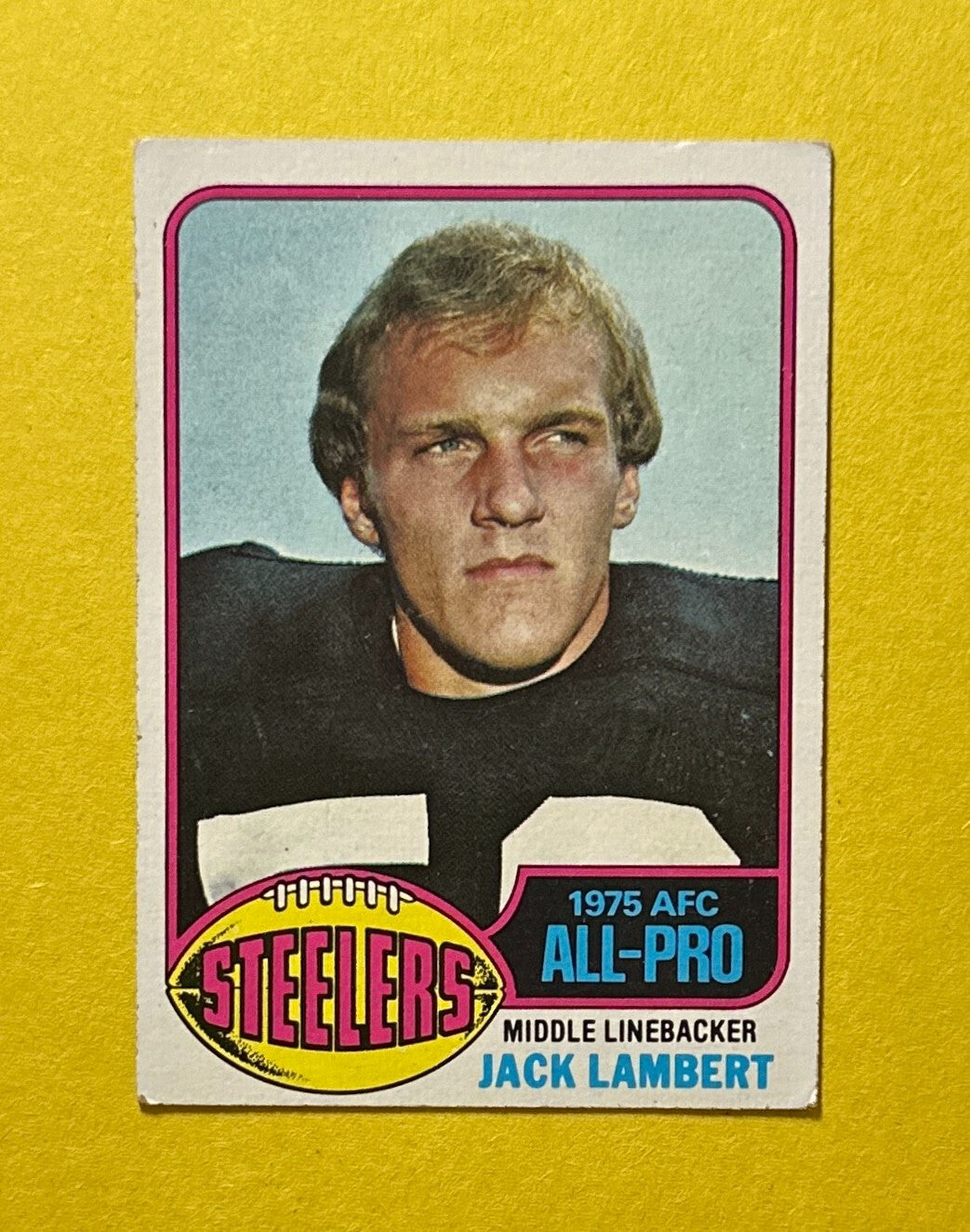 1976 TOPPS JACK LAMBERT #220 STEELERS