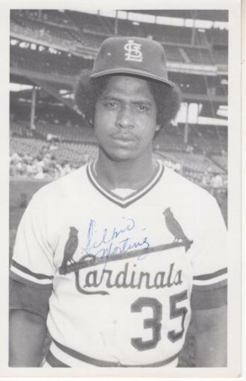 SILVIO MARTINEZ ST. LOUIS CARDINALS SIGNED AUTOGRAPHED 3X5 POSTCARD W/ COA