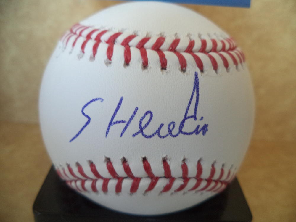 STARLING HEREDIA LA DODGERS ROOKIE YEAR SIGNED AUTO ML BASEBALL BECKETT R07584