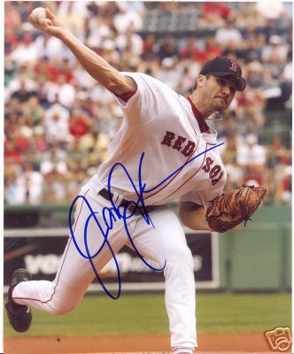 JASON JOHNSON BOSTON RED SOX SIGNED 8X10 PHOTO W/COA