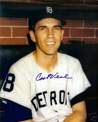 COOT VEAL   DETROIT TIGERS   SIGNED 8X10 PHOTO
