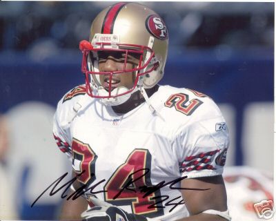 MIKE RUMPH SAN FRANCISCO 49ERS SIGNED 8X10 PHOTO W/COA