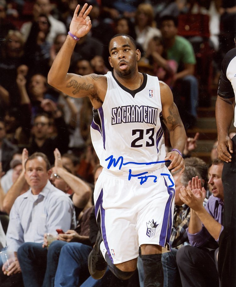 MARCUS THORNTON SACRAMENTO KINGS SIGNED AUTOGRAPHED 8X10 PHOTO W/COA