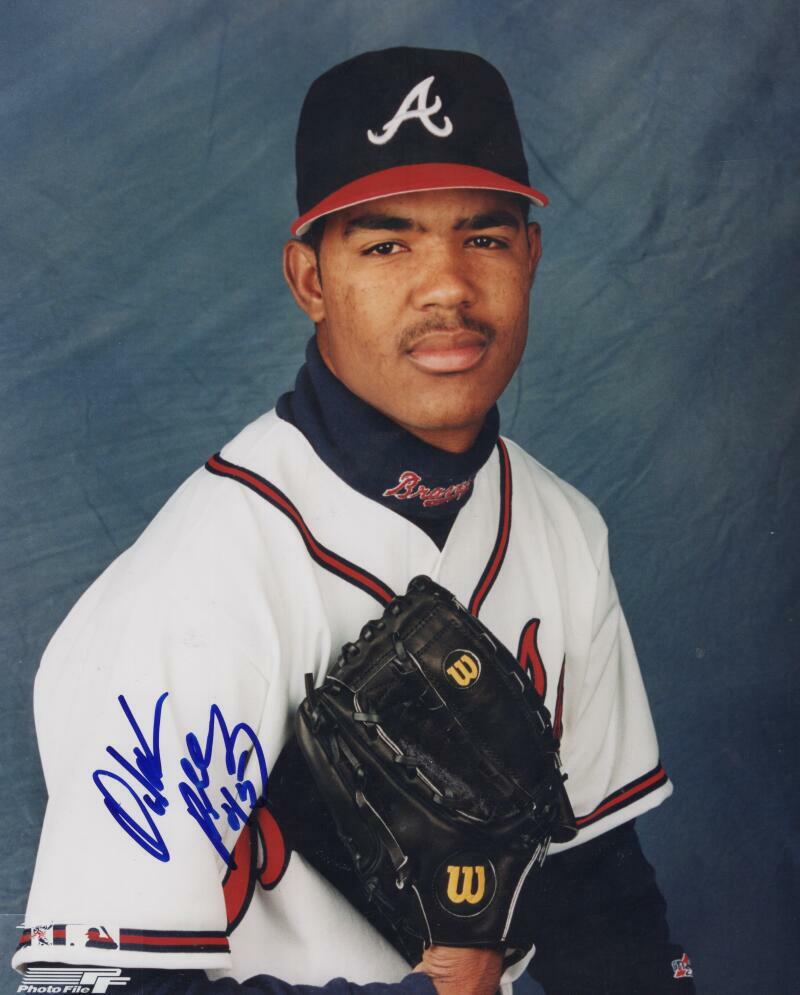 ODALIS PEREZ ATLANTA BRAVES SIGNED AUTOGRAPHED 8X10 PHOTO W/ COA