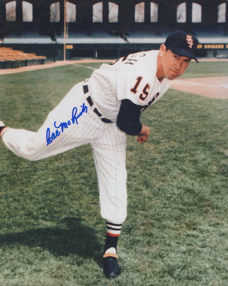 CAL MCLISH CHICAGO WHITE SOX SIGNED AUTOGRAPHED 8X10 PHOTO W/ COA