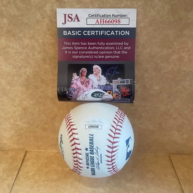 KYLE GIBSON RANGERS SIGNED AUTOGRAPHED M.L. BASEBALL JSA AH66098