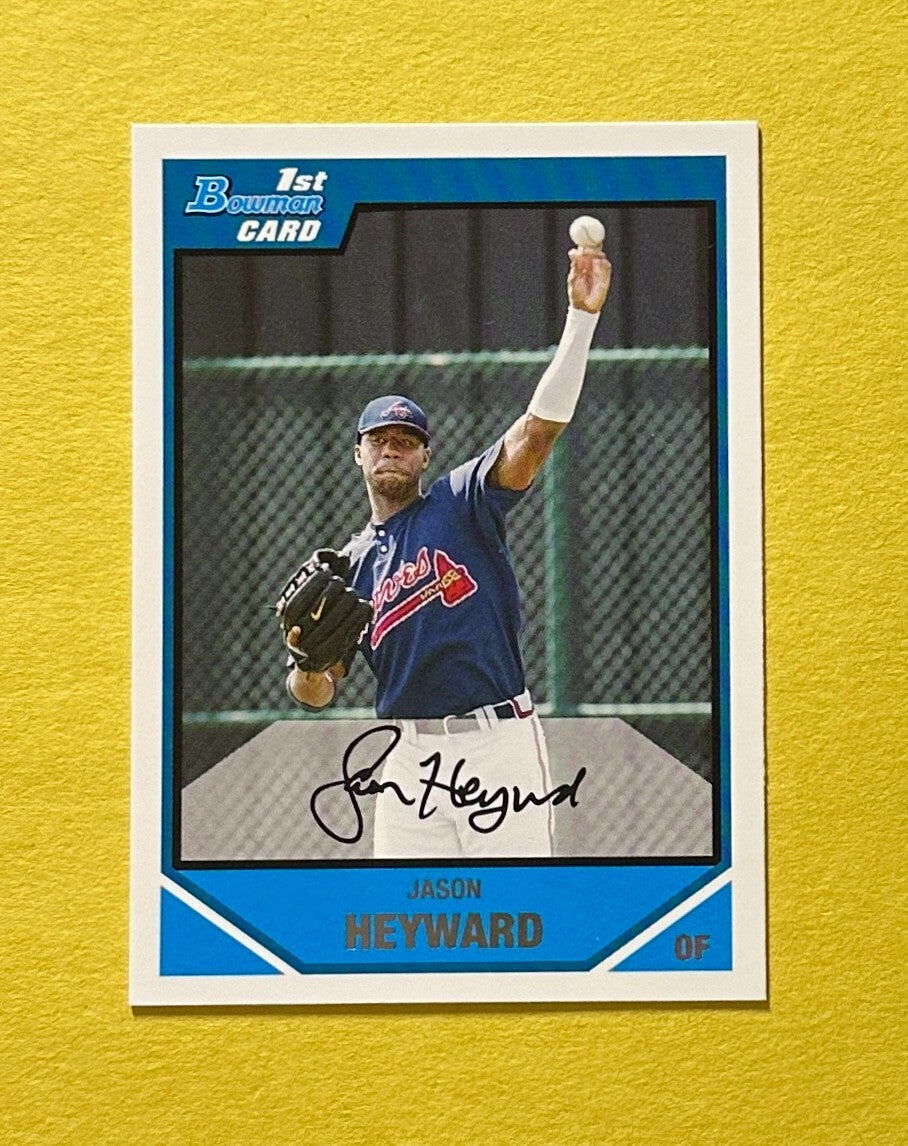 2007 BOWMAN JASON HEYWARD #BDPP54 BRAVES 1ST BOWMAN