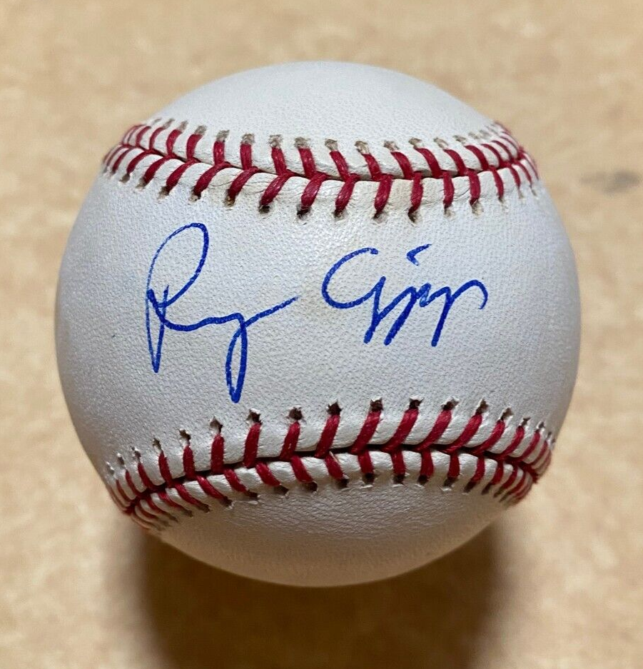 RYAN GRIPP CUBS MINORS SIGNED AUTOGRAPHED M.L. BASEBALL W/COA *