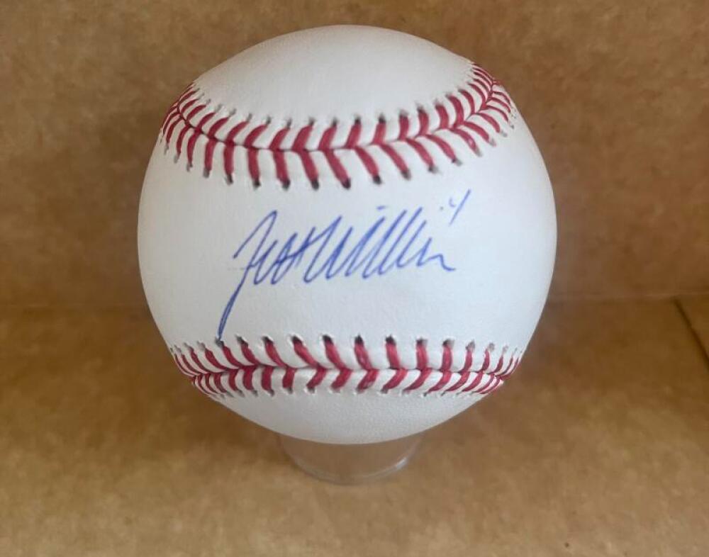 JETT WILLIAMS METS  SIGNED AUTOGRAPHED ML. BASEBALL BECKETT AUTH