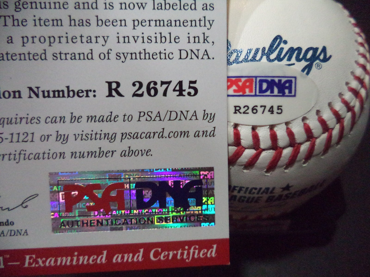 ARCHIE BRADLEY DIAMONDBACKS SIGNED M.L BASEBALL PSA/DNA COA ROOKIE GRAPH #R26743