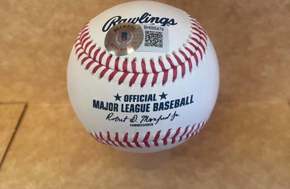 DAVE RIGHETTI 81 A.L. ROY SIGNED AUTOGRAPHED M.L. BASEBALL BECKETT AUTH