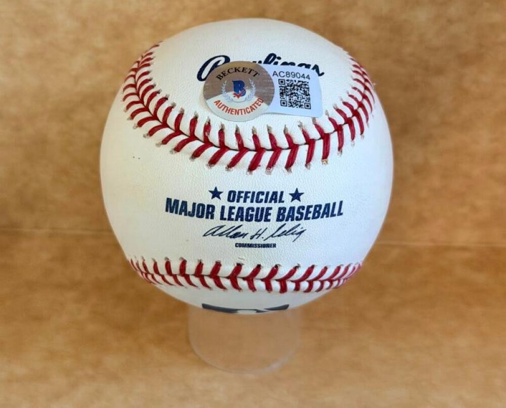 ALBERT PUJOLS ST.L CARDINALS SIGNED AUTOGRAPHED M.L.BASEBALL BECKETT AUTH