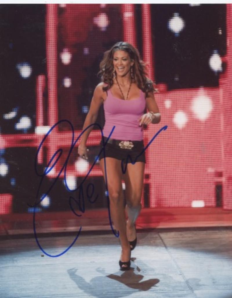 EVE WRESTLING DIVA SIGNED  AUTOGRAPHED 8X10 PHOTO W/COA