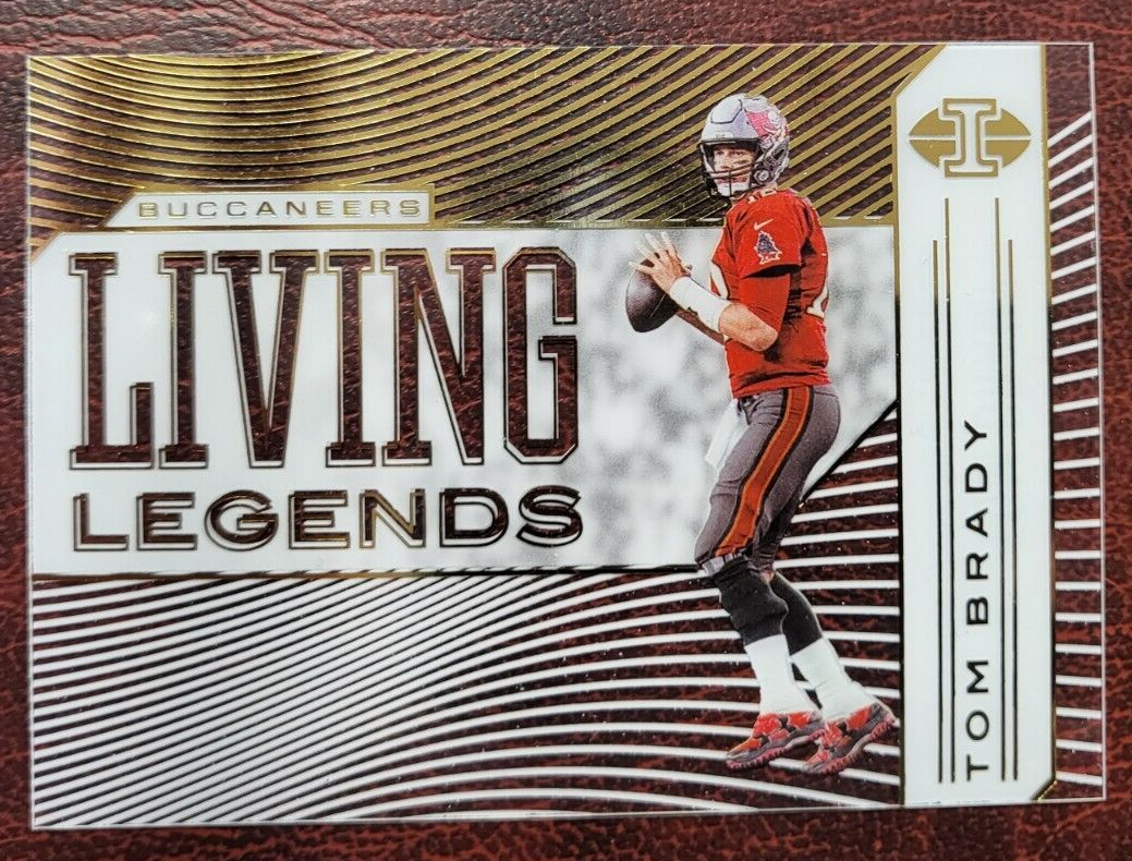 2020 PANINI ILLUSIONS LIVING LEGENDS TOM BRADY BUCCANEERS INSERT CARD