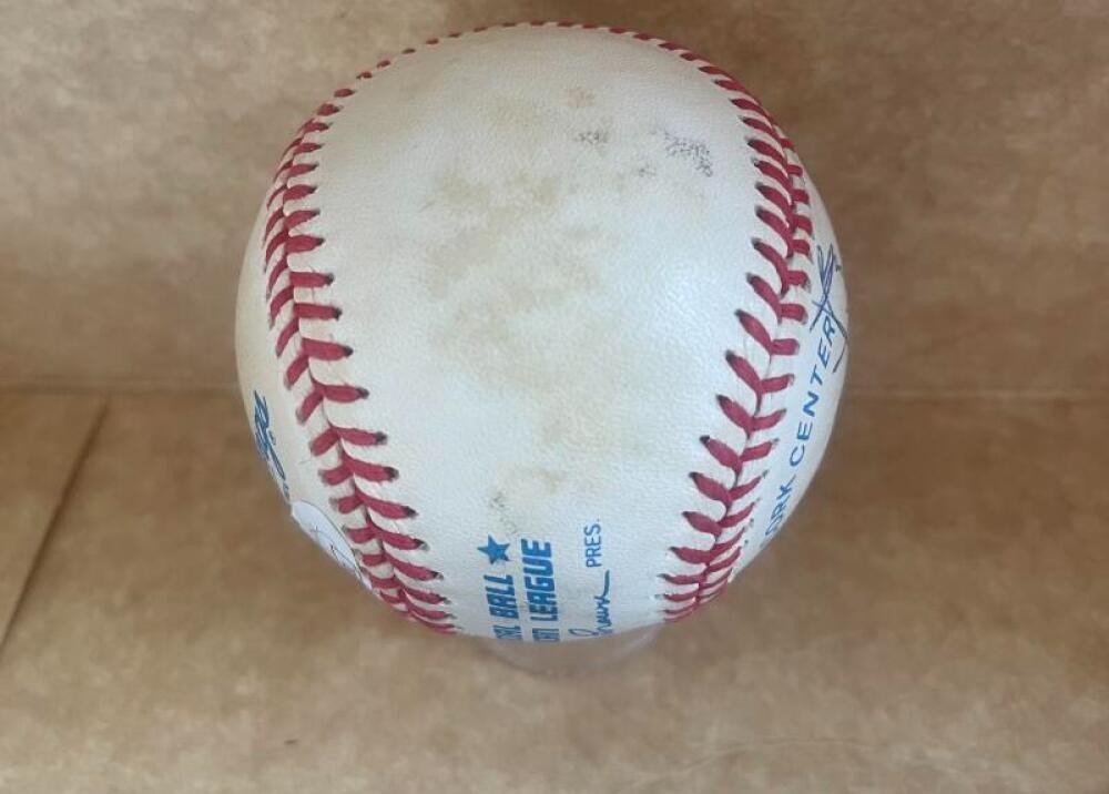 RON KLIMKOWSKI YANKEES SIGNED AUTOGRAPHED A.L. BASEBALL JSA AUTH