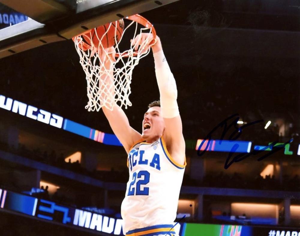 TJ LEAF UCLA/PACERS SIGNED AUTOGRAPHED 8X10 PHOTO W/COA