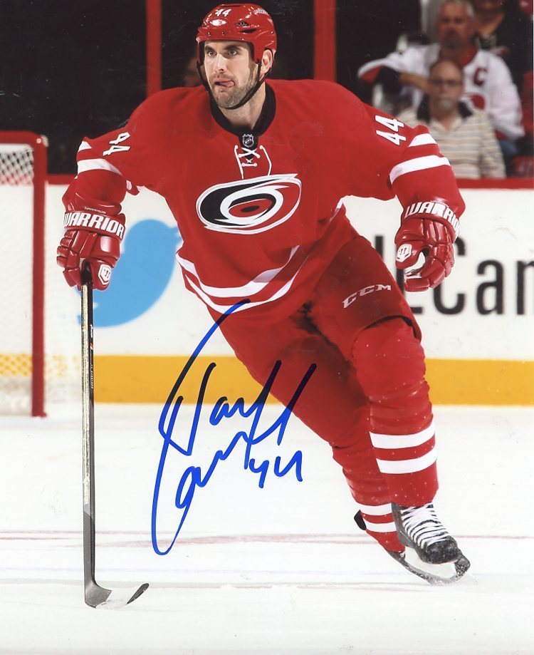 JAY HARRISON CAROLINA HURRICANES SIGNED AUTOGRAPHED 8X10 PHOTO W/COA