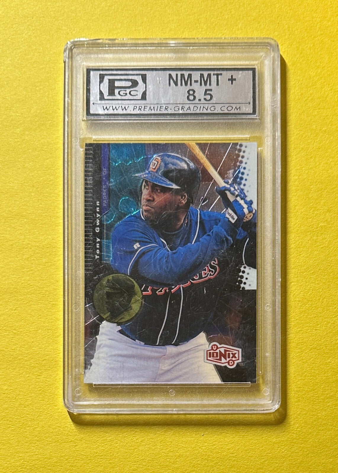 1999 UPPER DECK IONIX TONY GWYNN #49 PGC NM-MT+ 8.5 PADRES HOF
