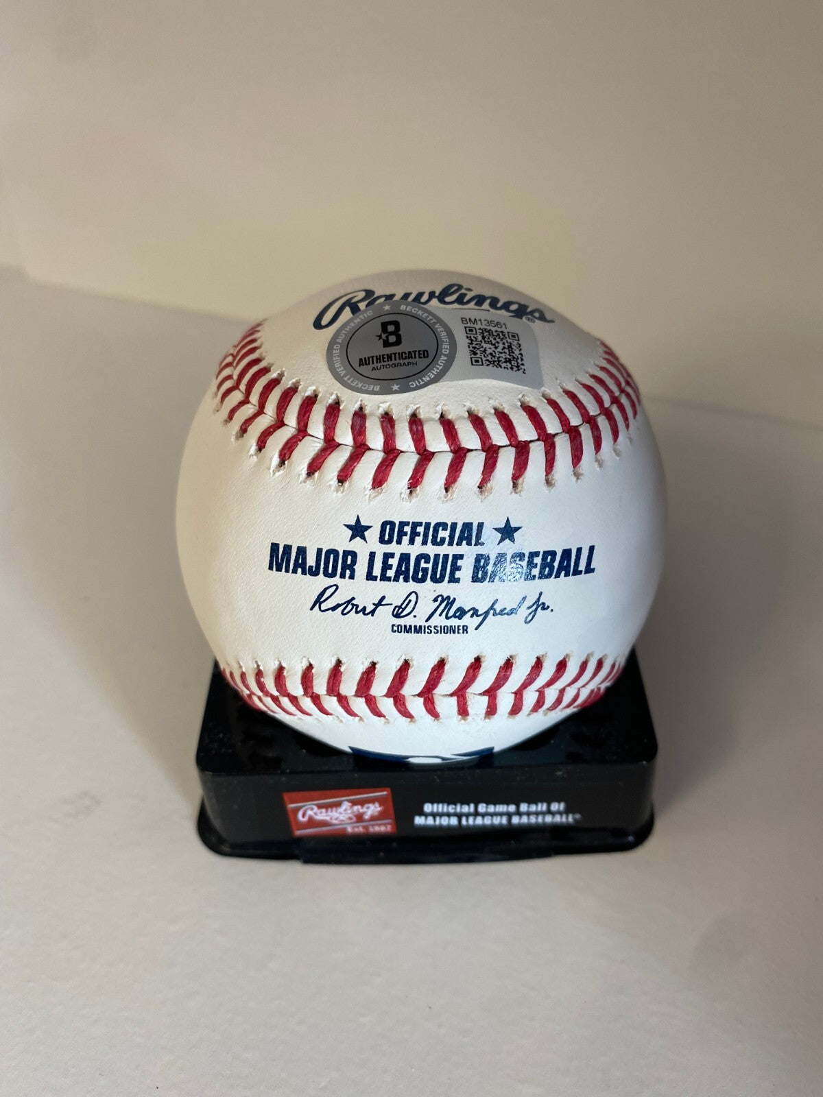 CAVAN BIGGIO TORONTO BLUE JAYS SIGNED AUTOGRAPHED M.L BASEBALL BECKETT AUTH *