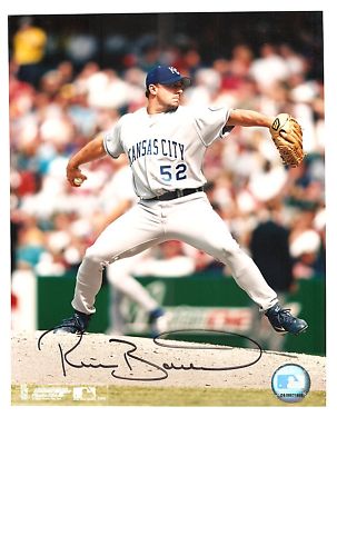 RICKY BOTTALICO   KANSAS CITY ROYALS SIGNED 8X10 PHOTO