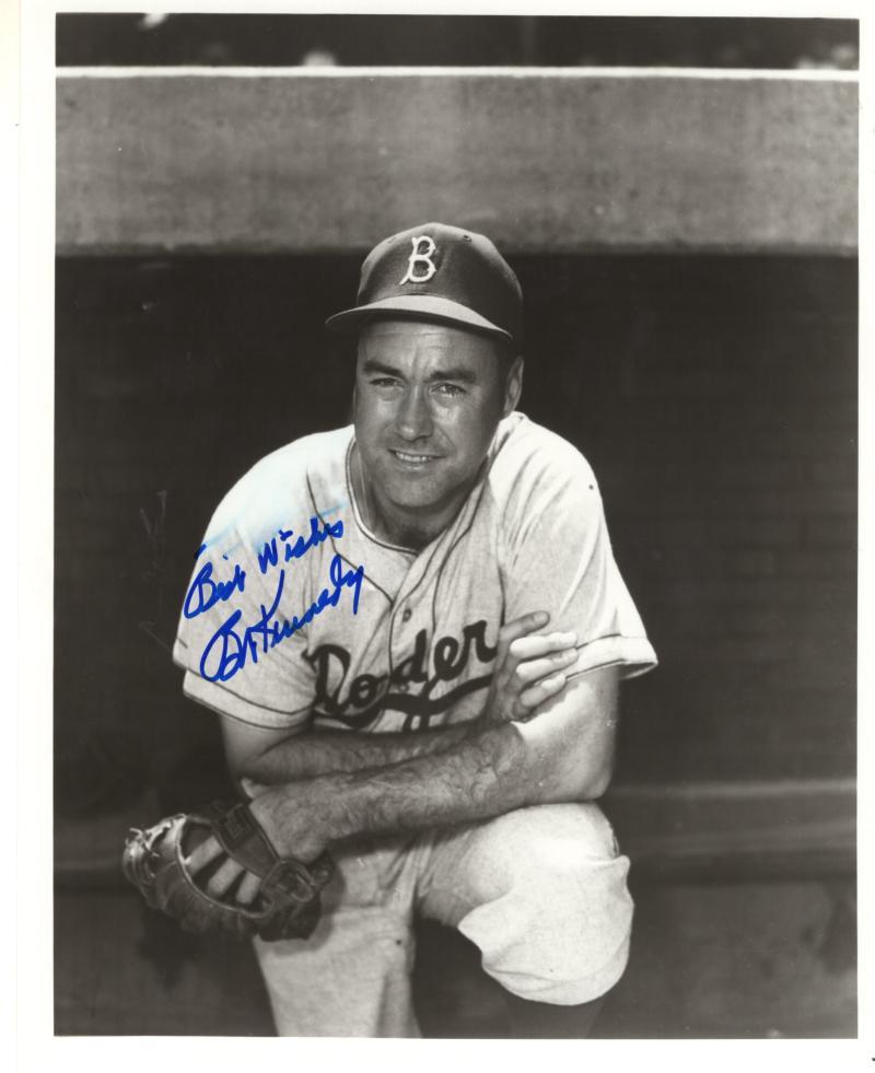 CARMEN MAURO BROOKLYN DODGERS 1953 SIGNED AUTOGRAPHED 8X10 PHOTO W/COA