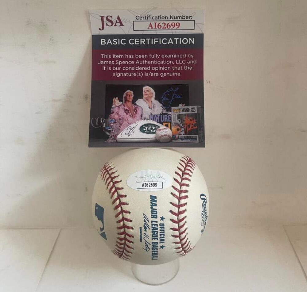 SPARKY LYLE YANKEES 77 CY YOUNG SIGNED AUTOGRAPHED M.L. BASEBALLJSA AI62699