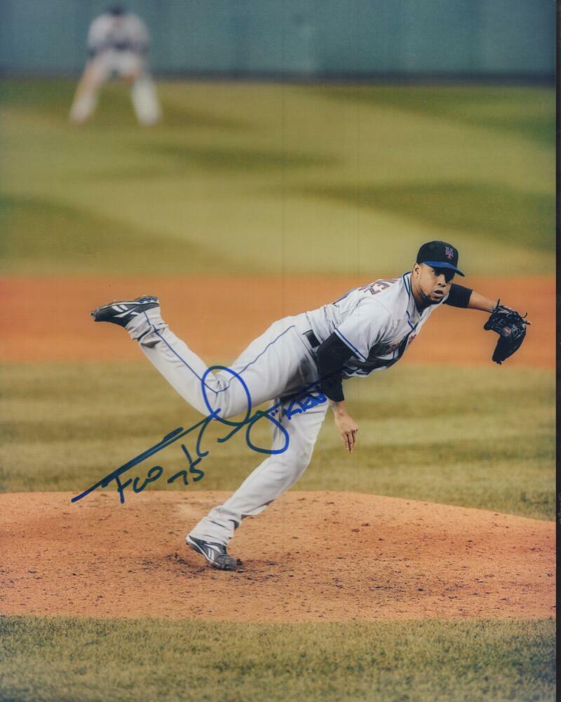 FRANCISCO RODRIGUEZ   NEW YORK METS KROD SIGNED 8X10 PHOTO W/ COA