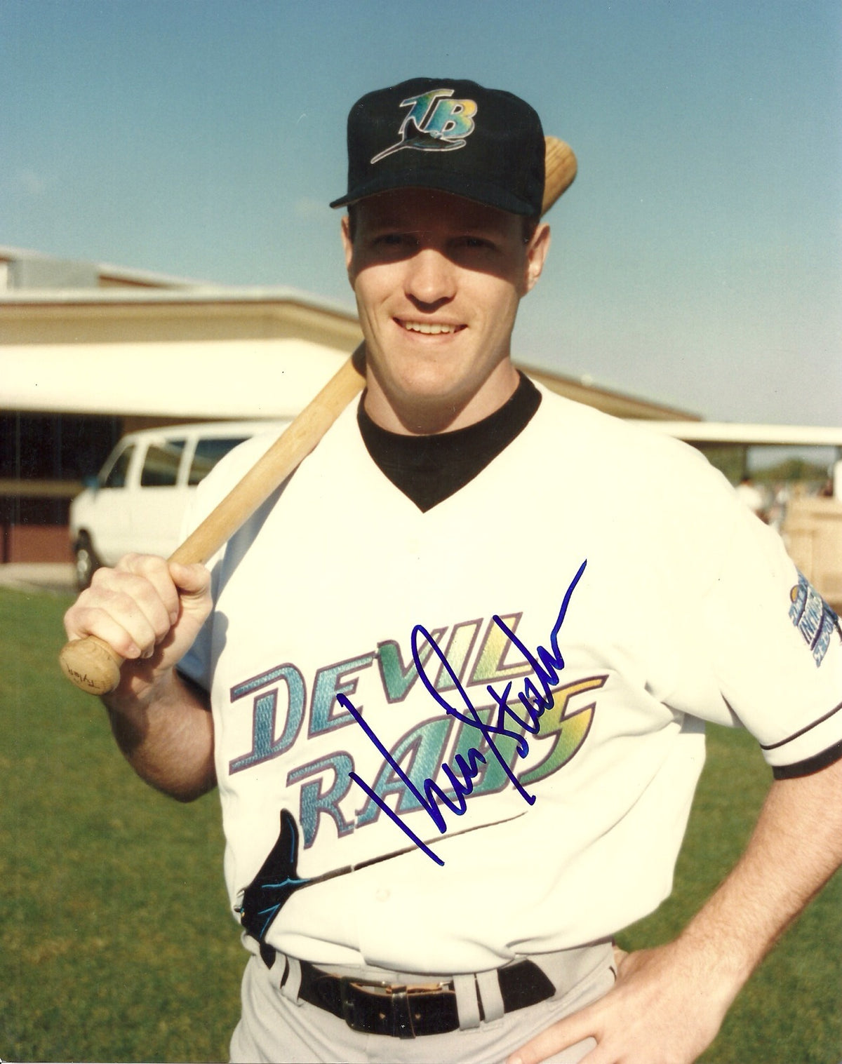 KEVIN STOCKER TAMPA BAY RAYS SIGNED AUTO 8x10 PHOTO W/COA