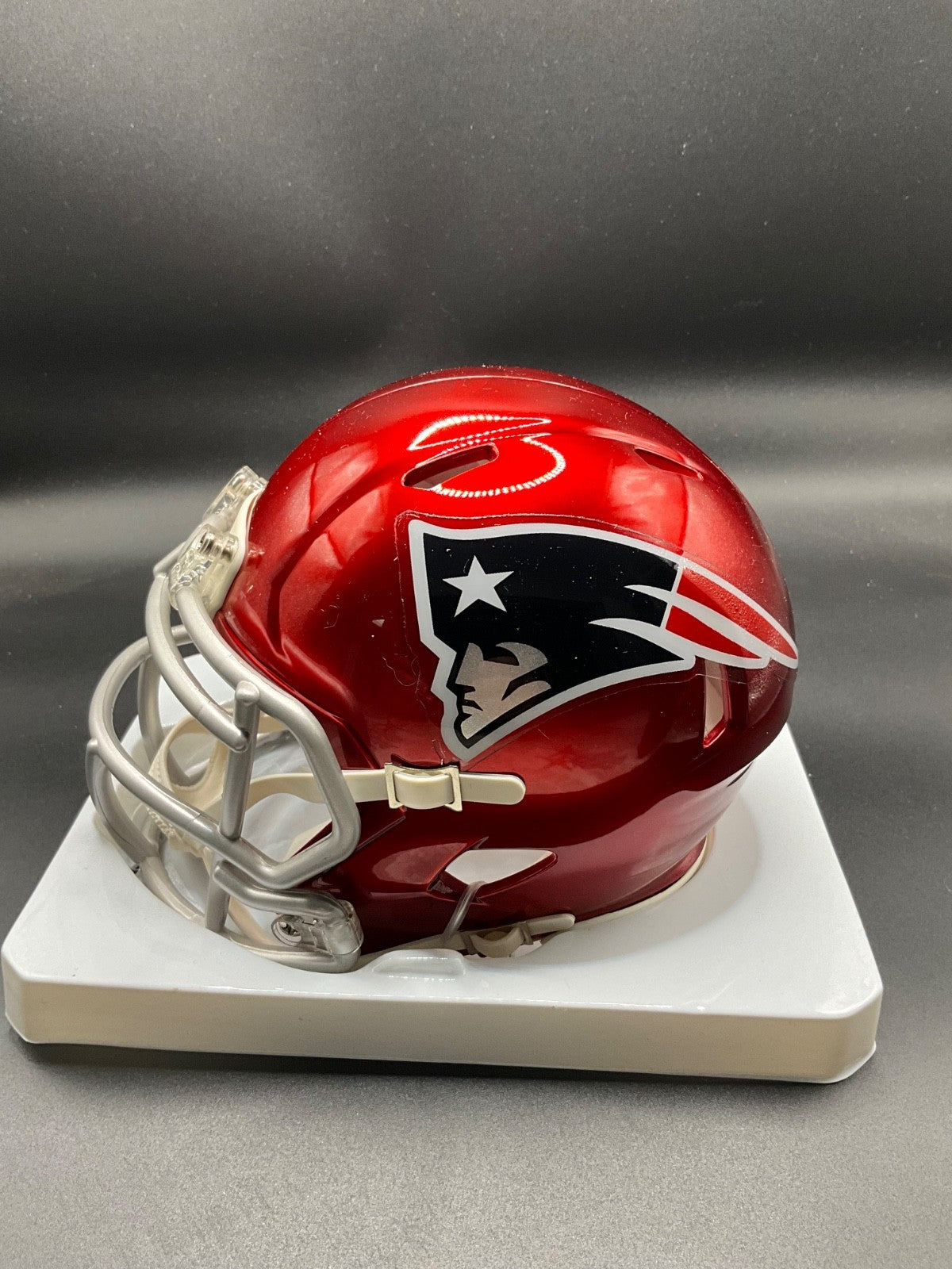 Josh Gordon Signed New England Patriots Flash Alternate Mini Helmet Beckett Auto