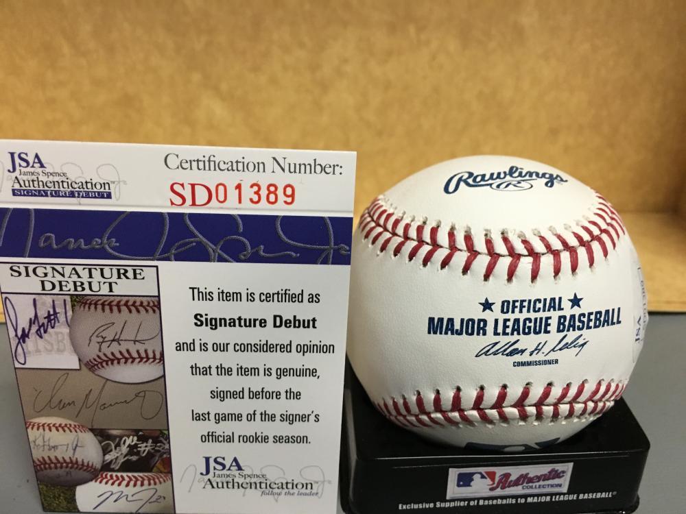 STEVEN STEVE MATZ NEW YORK METS 50TH SIGNATURE DEBUT M.L. SIGNED BASEBALL JSA SD