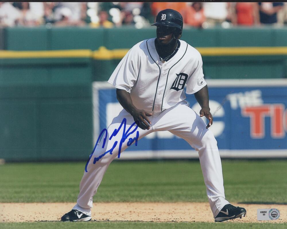 CAMERON MAYBIN DETROIT TIGERS SIGNED AUTOGRAPHED 8X10 PHOTO MLB HOLO W/ COA