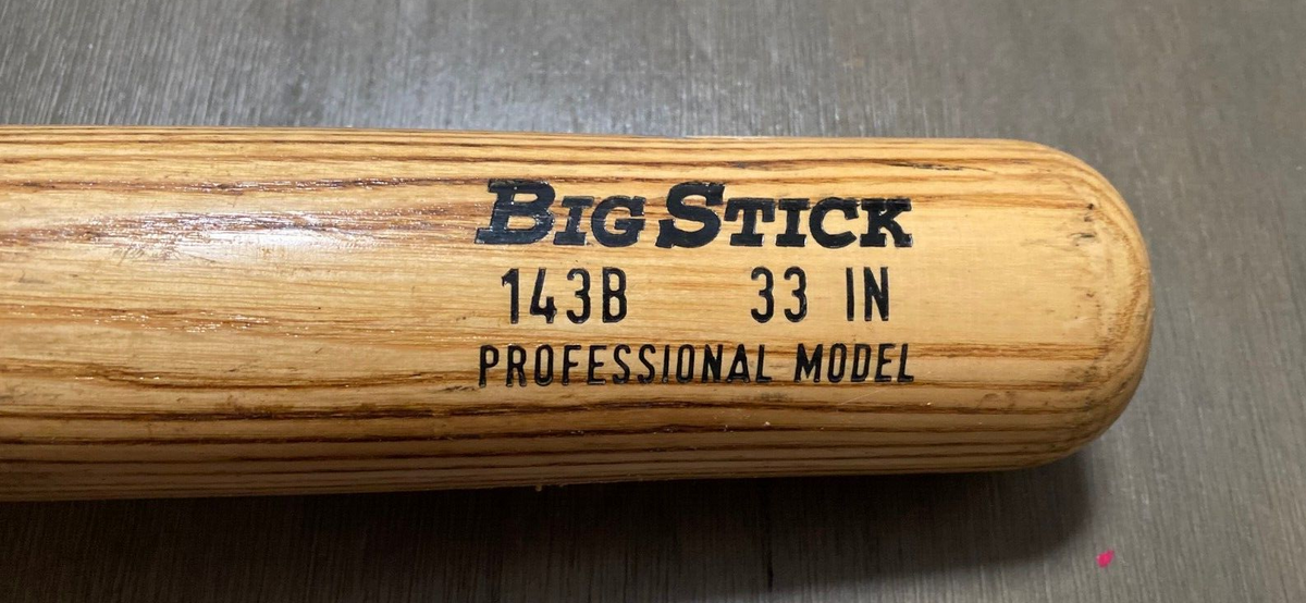 GAME PLAYED RAWLINGS BIG STICK 143B 33 IN USED BASEBALL BAT
