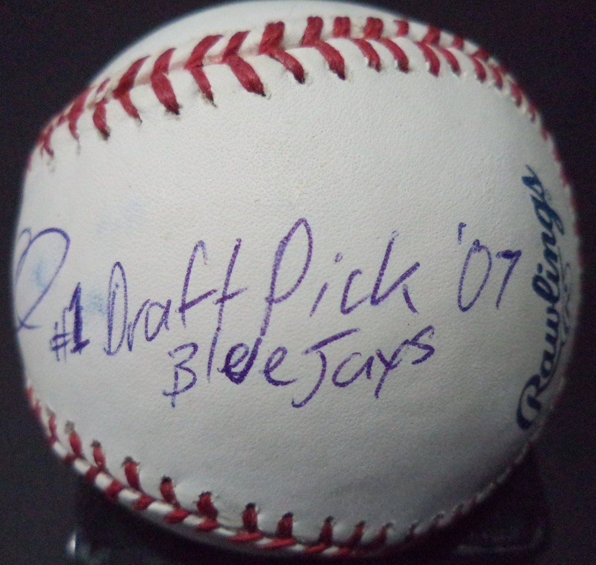 J.P. ARENCIBIA #1 PICK BLUE JAYS SIGNED AUTOGRAPHED ROMLB BASEBALL W/COA