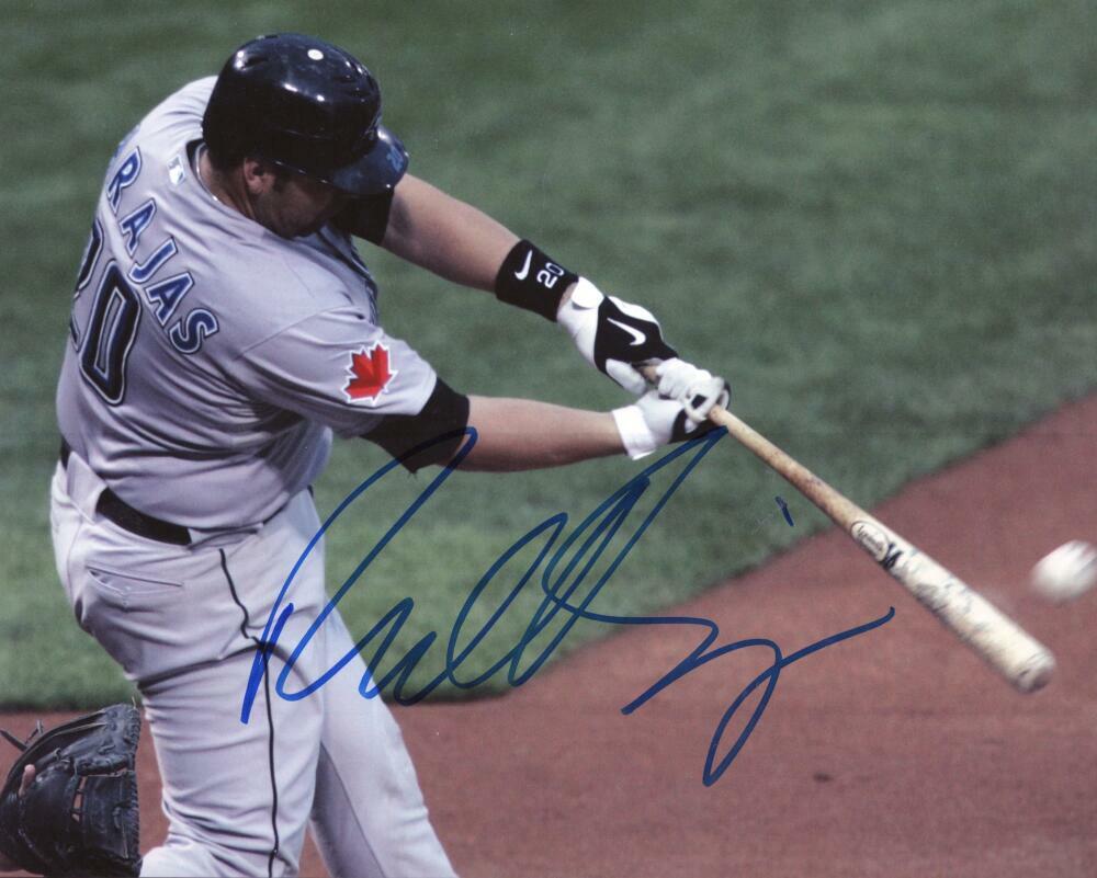 ROD BARAJAS TORONTO BLUE JAYS SIGNED AUTOGRAPHED 8X10 PHOTO W/ COA
