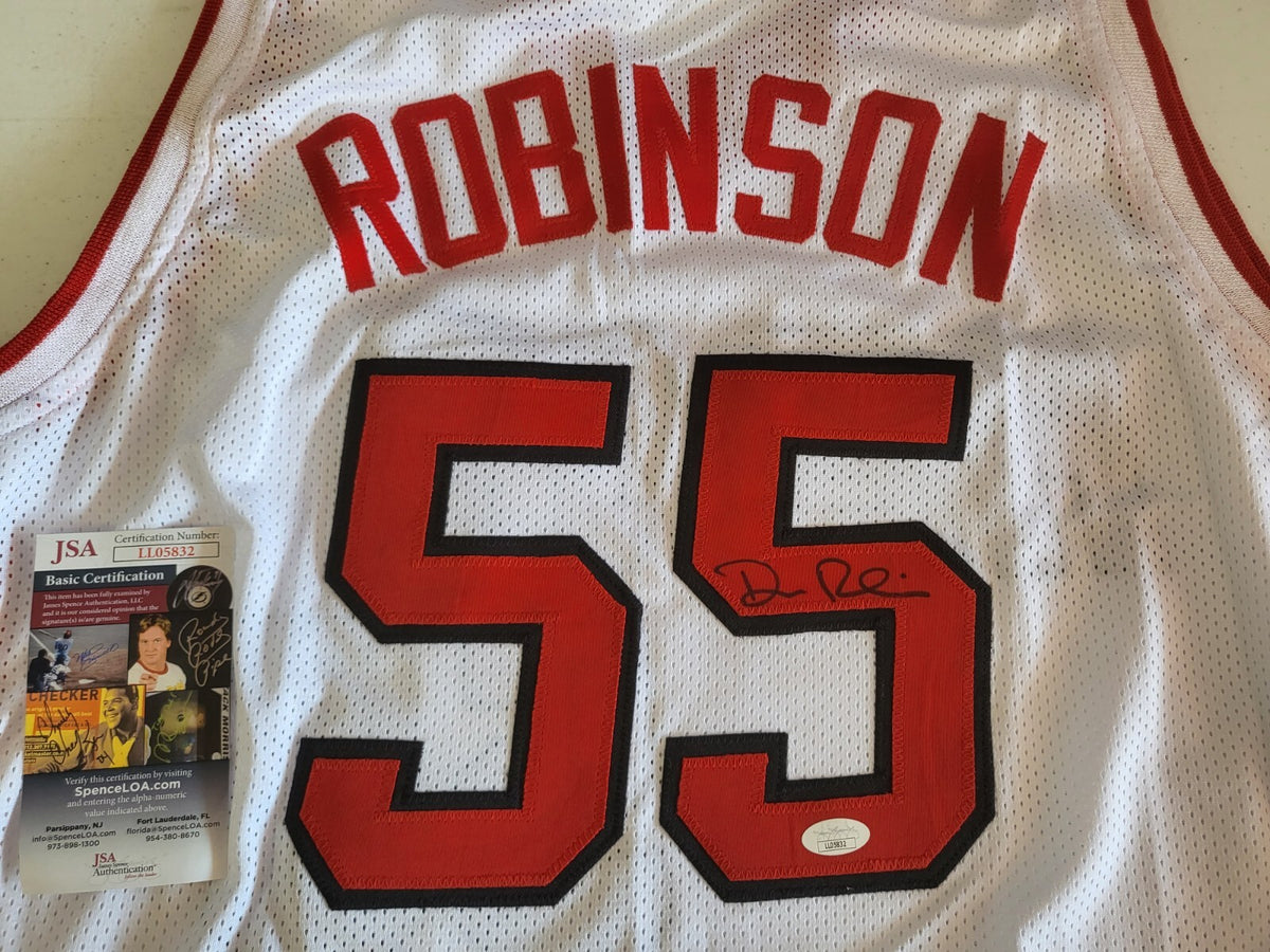 DUNCAN ROBINSON MIAMI HEAT CUSTOM SIGNED AUTOGRAPHED WHITE JERSEY SZ XL JSA COA