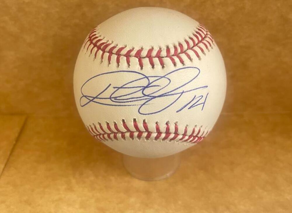 MARTIN PRADO BRAVES/MARLINS  SIGNED AUTOGRAPHED M.L. BASEBALL BECKETT AUTH