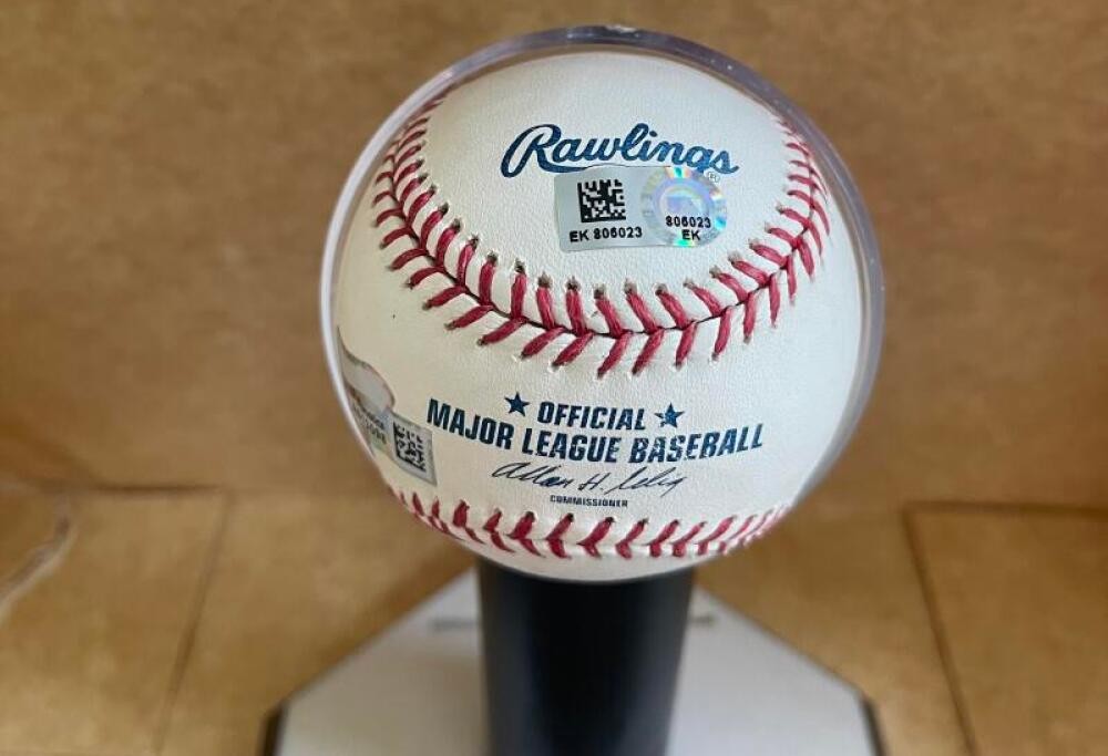 STARLING MARTE NY METS SIGNED AUTOGRAPHED M.L. BASEBALL JSA AUTH