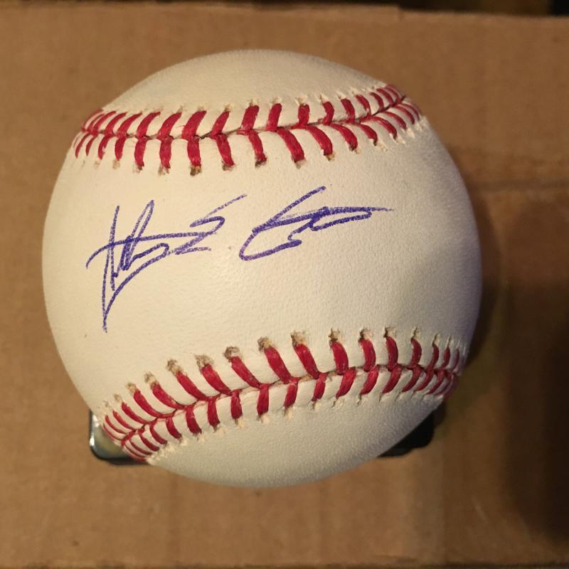 ANTHONY CARTER CHICAGO WHITE SOX M.L. SIGNED AUTOGRAPHED BASEBALL W/COA
