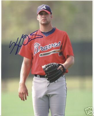 KYLE DAVIES ATLANTA BRAVES SIGNED 8X10 PHOTO W/COA