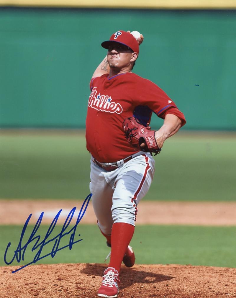 ALEXIS RIVERO PHILADELPHIA PHILLIES  SIGNED 8X10 PHOTO