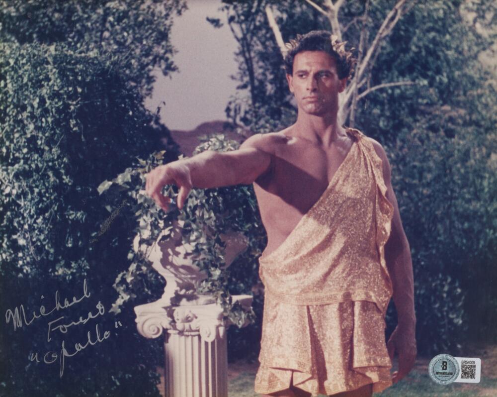 MICHAEL FOREST "APOLLO" SIGNED AUTOGRAPHED  8X10 PHOTO BECKETT AUTH