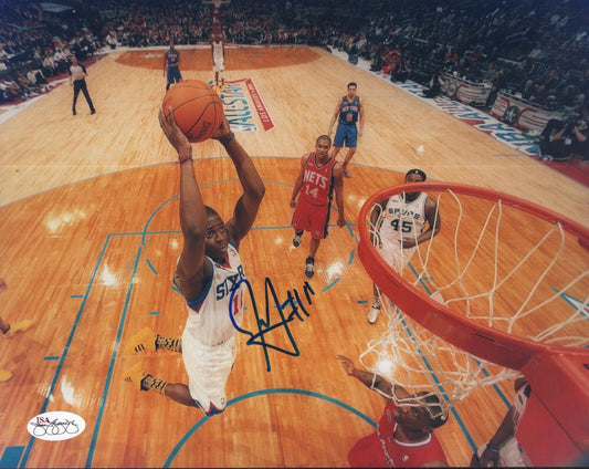 JRUE HOLIDAY PHILADELPHIA 76ERS  JSA SOA SIGNED AUTOGRAPHED 8X10 PHOTO